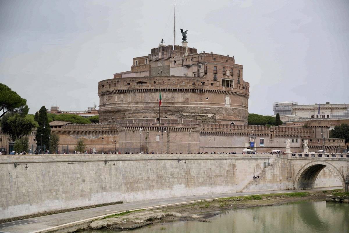Engelsburg (Castel Sant'Angelo) am Tiber